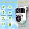 Camera Ngoài Trời Chống Nước IP65 2 Mắt 2 Màn Hình Độ Phân Giải 3MP Wifi Tuya SHP-CI22