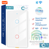 Công Tắc C Smart Series Wifi Và RF Tích Hợp USB Type C Tuya CUS