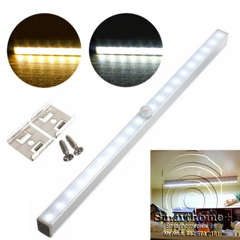 Đèn Led Cảm Ứng Tủ Quần Áo Dùng Pin 30cm DL016