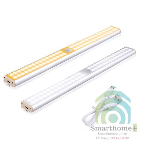 Đèn LED Cảm Ứng Tủ Quần Áo Dùng Pin Sạc 40cm DL019