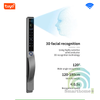 Khóa Cửa Nhôm Xingfa FaceID Chống Nước IP68 Wifi Tuya SHP-DLS10v6