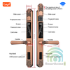 Khóa Cửa Nhôm Xingfa Tân Cổ Điển 2 Mặt Vân Tay Chống Nước IP68 Wifi Tuya SHP-DLS9Gv6