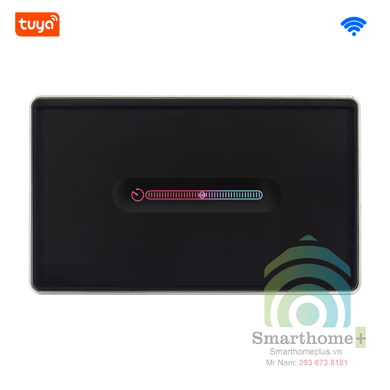 Công Tắc Điều Chỉnh Ánh Sáng Đèn Hình Chữ Nhật Wifi Tuya SHP-DM3-US