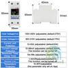 Đồng Hồ Bảo Vệ Rò Rỉ Điện Cảnh Báo Dòng Điện Quá Áp Thấp Áp Đo Công Suất WiFi Tuya SHP-EM5v2