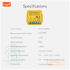 Thiết Bị Kẹp Dòng Giám Sát Công Suất Điện 1 pha 80A Wifi Tuya SHP-EM8