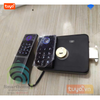 Khóa Cổng Chống Nước 2 Mặt Đọc Vân Tay Thẻ Từ Mã Số Lưỡi Gà Móc Wifi Tuya SHP-IDL10Cv3