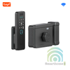 Khóa Cửa Gỗ FaceID Vân Tay Thẻ Từ Mã Số Wifi Tuya DL25v2 Pro