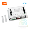 Công Tắc 4 Cổng 220V Điều Khiển Qua App Wifi Tuya SMT-4CH