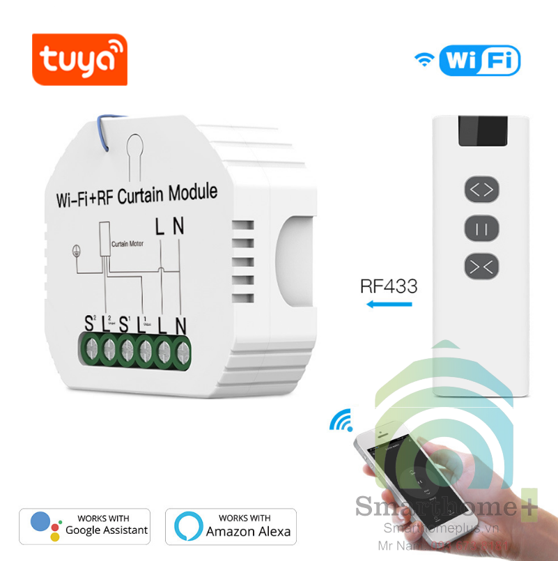 Công tắc điều khiển rèm cửa RF và Wifi của Tuya CS3 sẽ mang đến sự tiện lợi và thông minh cho ngôi nhà của bạn. Nhấn vào hình ảnh để khám phá những tính năng và lợi ích của nó!