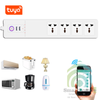 Ổ Cắm 4 Cổng Kéo Dài 15A Điều Khiển Qua Wifi Tuya TC4