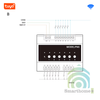Công Tắc Wifi Tuya 6 Cổng 16A 220V Lắp Tủ Điện PN6