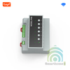 Công Tắc Wifi Tuya 6 Cổng 16A 220V Lắp Tủ Điện PN6