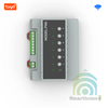 Công Tắc Wifi Tuya 6 Cổng 16A 220V Lắp Tủ Điện PN6