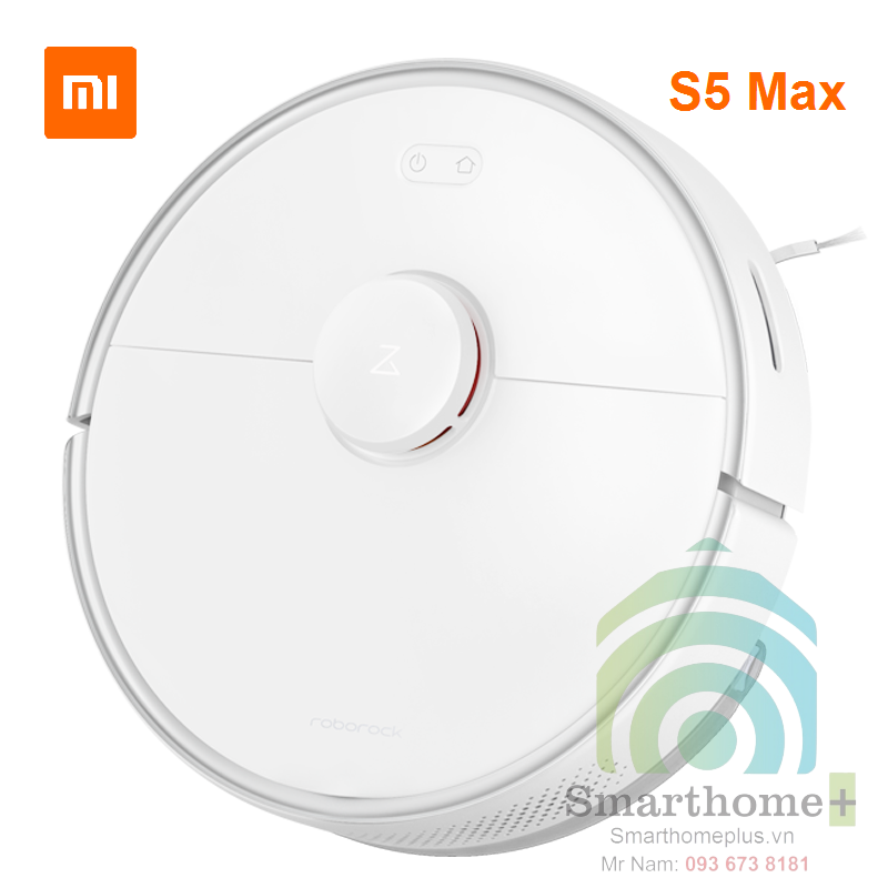 Robot Hút Bụi Lau Nhà Thông Minh Xiaomi Roborock S5 Max (Quốc Tế)