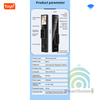 Khóa Cửa Gỗ Nhận Diện Gương Mặt FaceID Có Video Call Wifi Tuya S555 Max