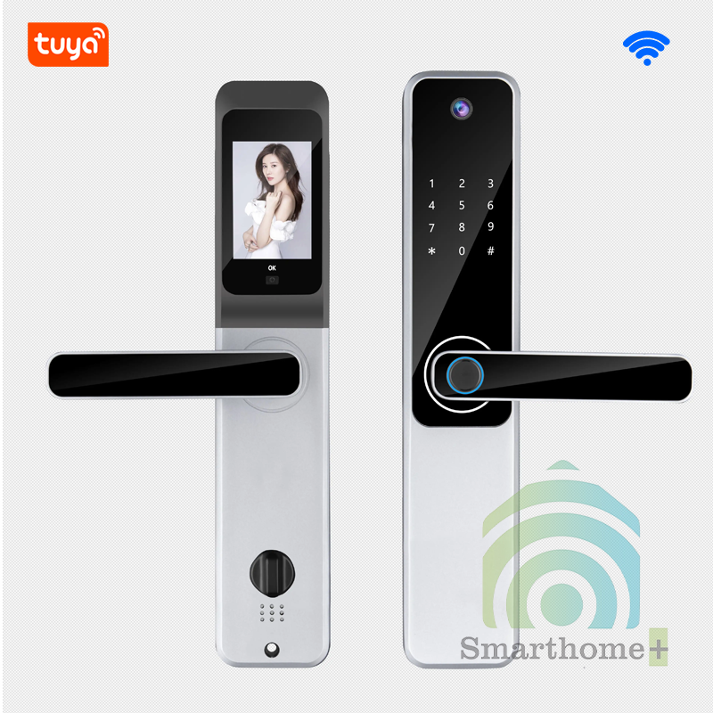 Khóa Cửa Gỗ Thông Minh Tích Hợp Chuông Hình Wifi Tuya S802Pro