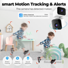 Camera Trong Nhà 2 Mắt 2 Màn Hình Wifi Độ Phân Giải 4M Tuya SHP-CI24