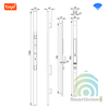 Khóa Cửa Cao Cấp Nhôm Xingfa Chống Nước FaceID IP65 Wifi Tuya SHP-DLS10v7