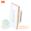 Công Tắc Zigbee Viền Kim Loại Nút Bấm Lõm Hình Chữ Nhật Tuya SHP-ZLUS