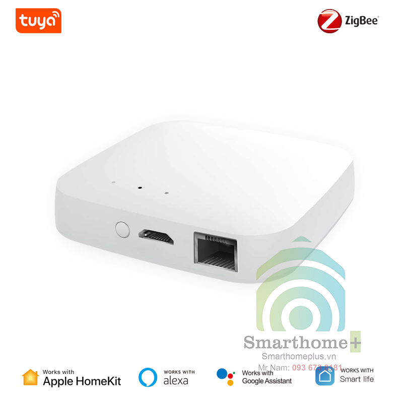 Trung Tâm Điều Khiển Nhà Thông Minh Hỗ Trợ Homekit Zigbee Tuya THA9