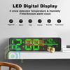 Màn Hình Nhiệt Ẩm Kế Đồng Hồ Báo Thức Thông Minh Wifi Tuya TTH9