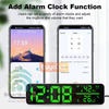 Màn Hình Nhiệt Ẩm Kế Đồng Hồ Báo Thức Thông Minh Wifi Tuya TTH9