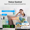 Màn Hình Nhiệt Ẩm Kế Đồng Hồ Báo Thức Thông Minh Wifi Tuya TTH9