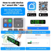 Màn Hình Nhiệt Ẩm Kế Đồng Hồ Báo Thức Thông Minh Wifi Tuya TTH9