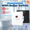 Công Tắc Wifi Bình Nóng Lạnh 20A Hẹn Giờ Tắt Hình Vuông Tuya FW5-EU