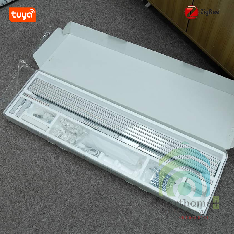 Bộ Động Cơ Rèm Cửa Kéo Ngang Zigbee Tuya ZCM1B