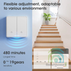 Công Tắc Thông Minh Kiêm Cảm Biến Radar Zigbee Hình Vuông Tuya ZCTR25-EU