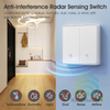 Công Tắc Thông Minh Kiêm Cảm Biến Radar Zigbee Hình Vuông Tuya ZCTR25-EU