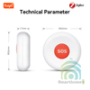 Nút Nhấn Cảnh Báo Khẩn Cấp Zigbee Tuya ZEB05