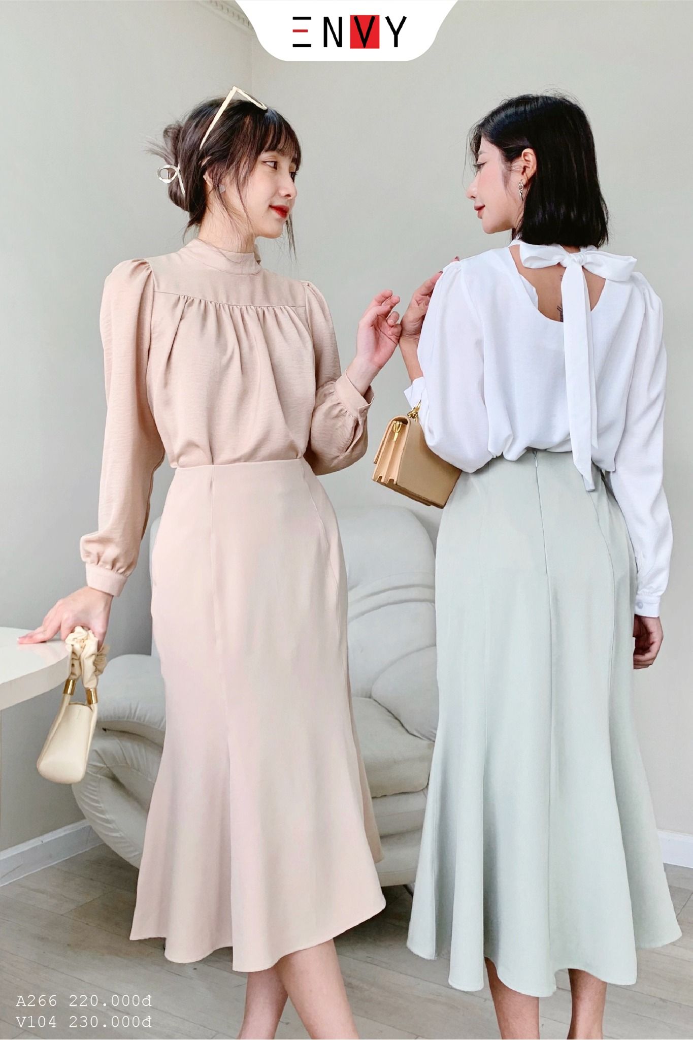 Đầm Cao Cấp Cho Tuổi Trung Niên: Đầm Đuôi Cá Xinh- Ngọc Bích Fashion