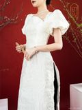  Set Áo Dài Gấm 