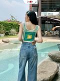  Croptop Thổ Cẩm 