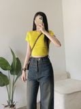  Áo Thun Trơn Croptop 
