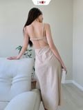  Đầm Linen Cut Out 