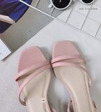  Sandal Cao Gót 2 Dây 