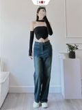  Áo Thun Croptop Vạt Chéo 