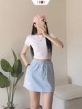  Áo Thun Trơn Croptop 