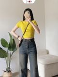  Áo Thun Trơn Croptop 