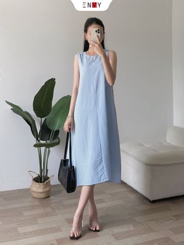  Đầm Chữ A Trơn 