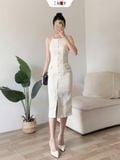  Đầm Bố 2 Dây 