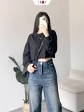  Áo Thun Croptop Tay Dài 