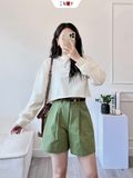  Áo Thun Croptop Tay Dài 