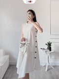  Đầm Sát Nách Cotton 