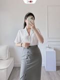  Sơ Mi Cổ Sen Và Vest 