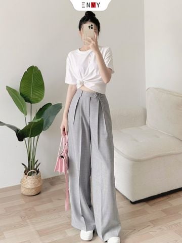  Quần Li Ống Suông 