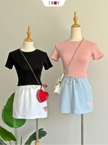  Áo Thun Trơn Croptop 